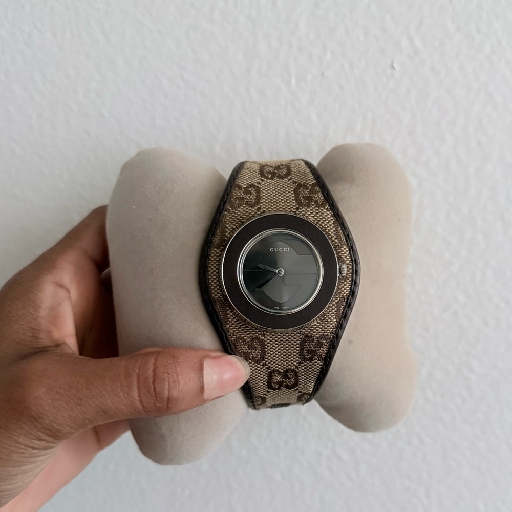 Vintage Gucci  GG Monogram Canvas Watch